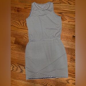 Vineyard Vines navy and white stripe tank dress